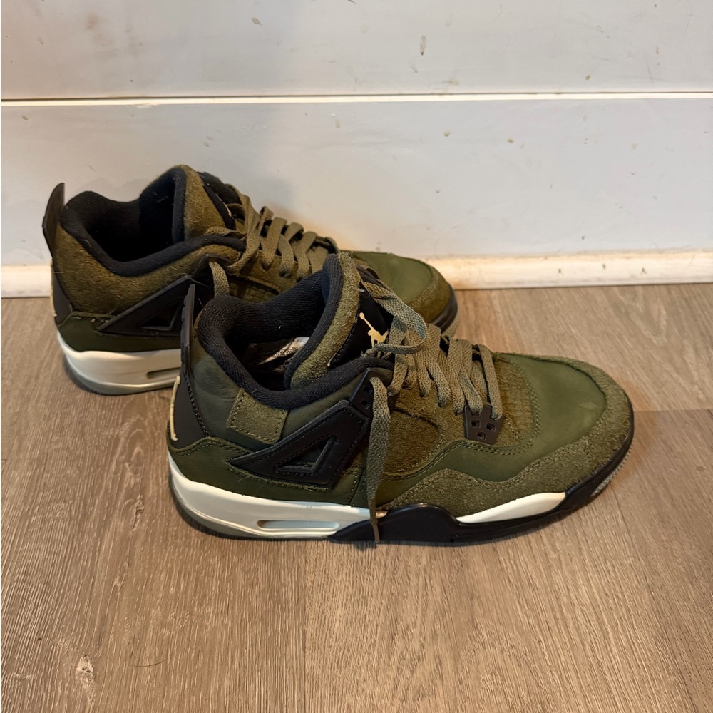 Jordan Kids' Olive and Black Sneakers